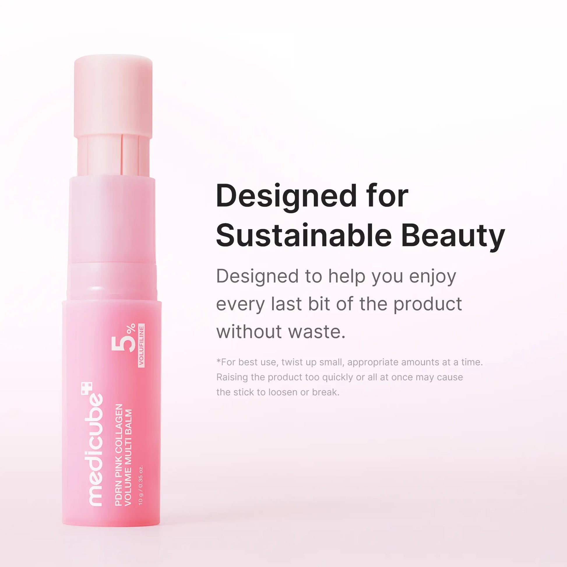  PDRN Pink Collagen Volume Multi Balm | All in One Volufiline, PDRN, NAD Stick for Youthful-Looking, Helping Look of Fine Lines, Firming Care, Anti-Aging Care | for Under-Eyes, Neck, Forehead, Smile Lines, Lip Care | Korean Skincare
