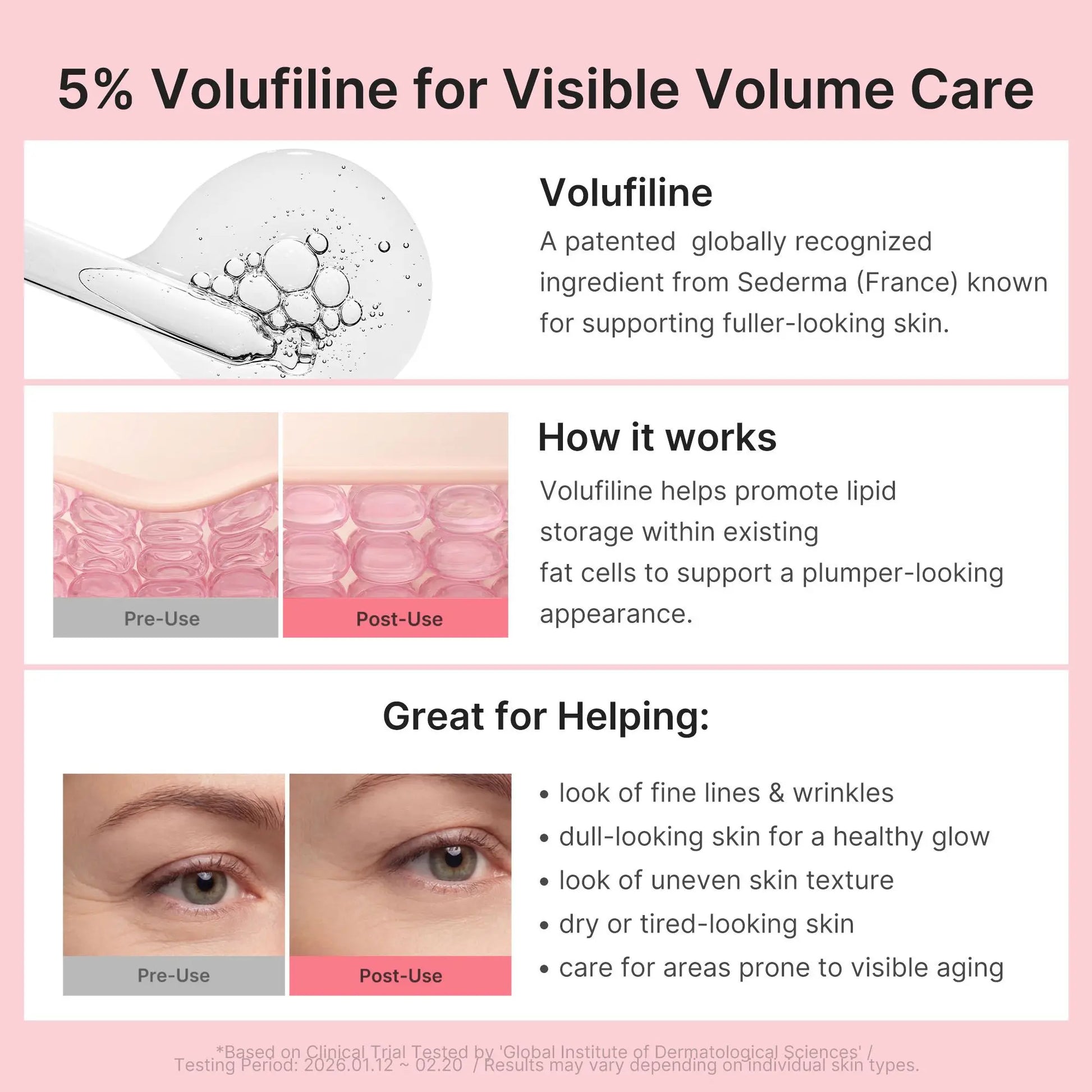  PDRN Pink Collagen Volume Multi Balm | All in One Volufiline, PDRN, NAD Stick for Youthful-Looking, Helping Look of Fine Lines, Firming Care, Anti-Aging Care | for Under-Eyes, Neck, Forehead, Smile Lines, Lip Care | Korean Skincare